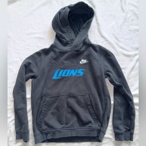 Nike Black Hoodie with Lions Logo